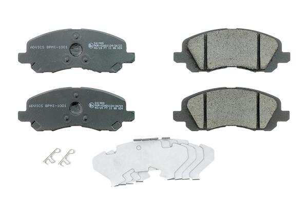 Jeu de 4 plaquettes de frein AISIN ref. BPMI-1001